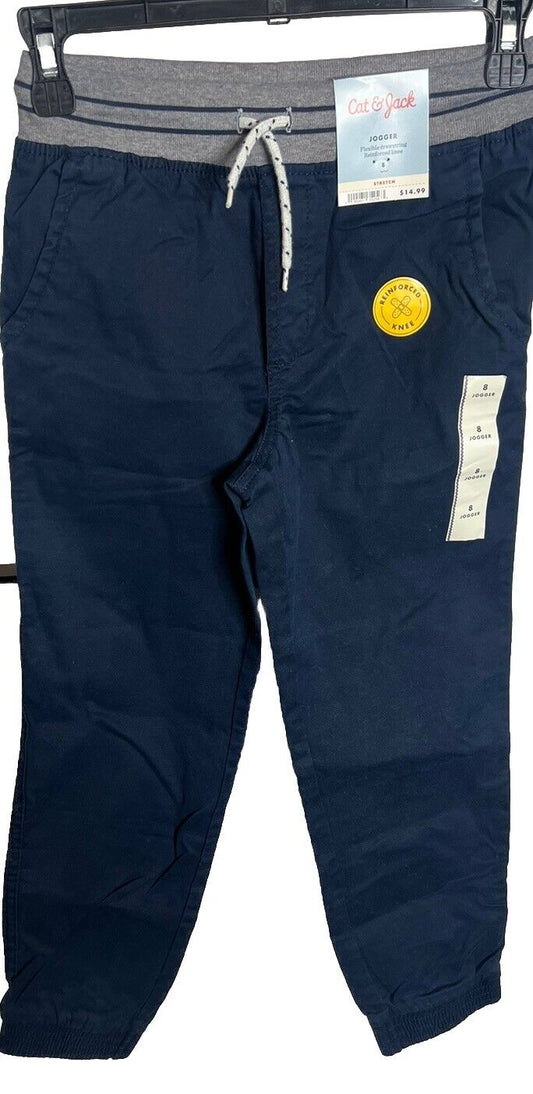NEW Girls Cat & Jack French Terry Cuffed Jogger Pants MEDIUM (7/8) NWT Joggers