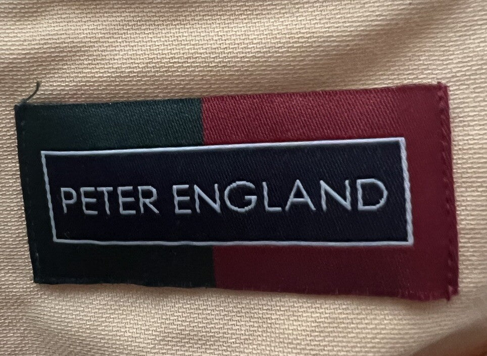 Peter England PE Casuals Short Sleeve Button Down Shirt Slim Fit 42cms (16.5in)