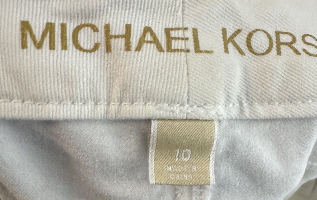 Michael Michael Kors Off White Corduroy Pants Size 10