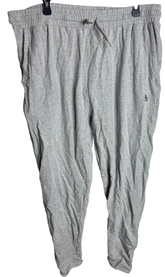 Original Penguin by Munsingwear Fleece Joggers Mens XL Grey Heather NWT