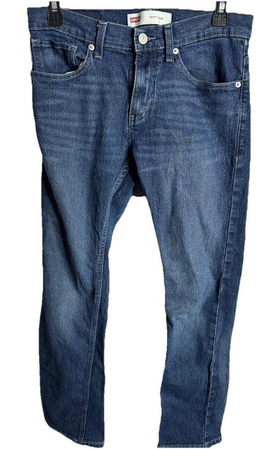 Levi’s 511 Jeans Mens Size 16 Regular 28x28 Blue Dark Wash Denim