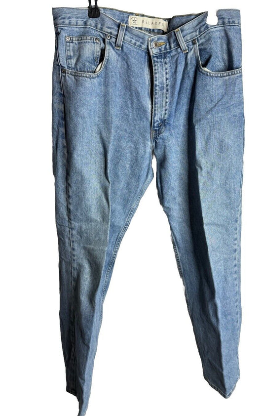 Arizona Bootcut Jeans Men's 36x32 Blue Pants Denim