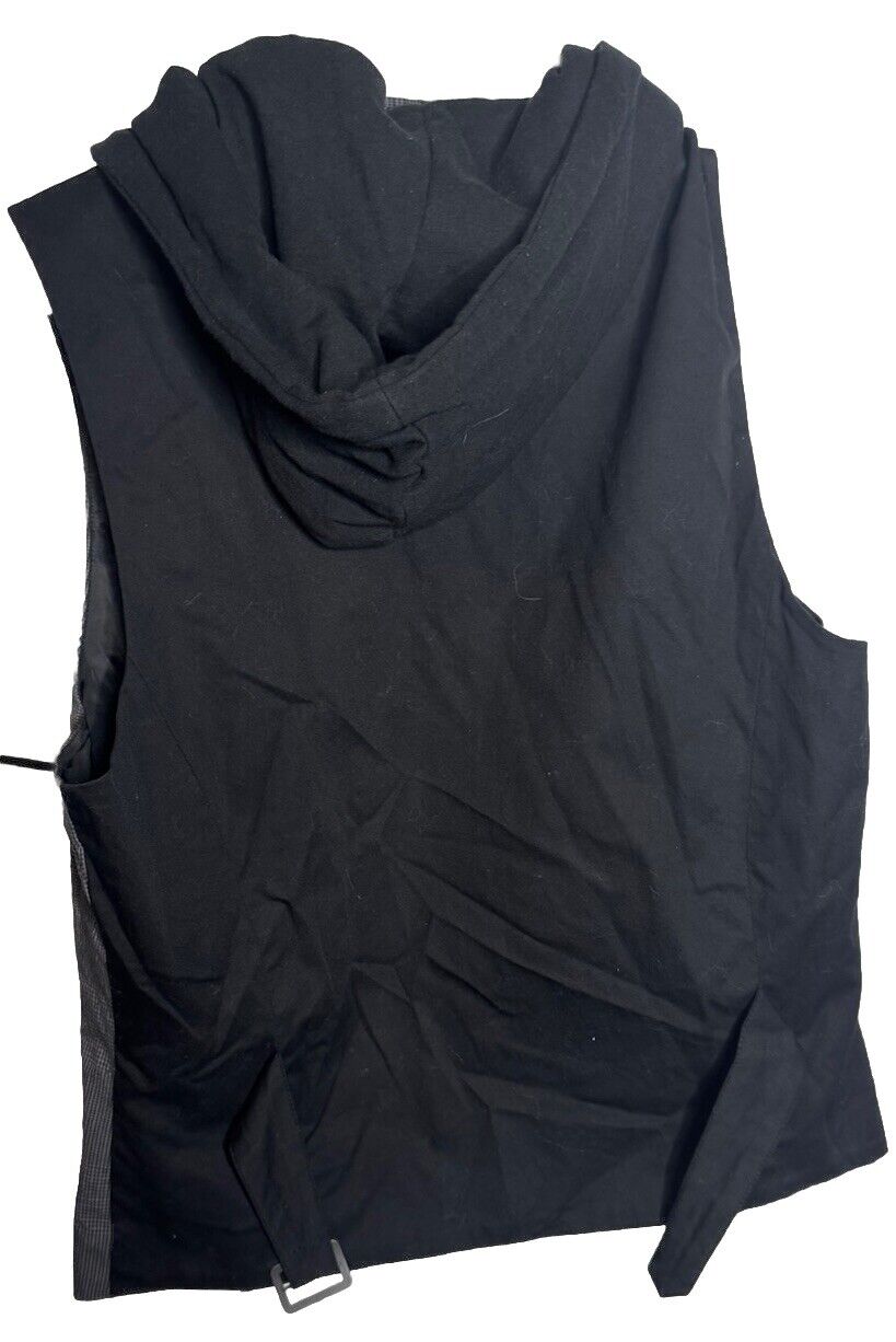 Guess Hooded Sleeveless Vest Full Zip Size Small