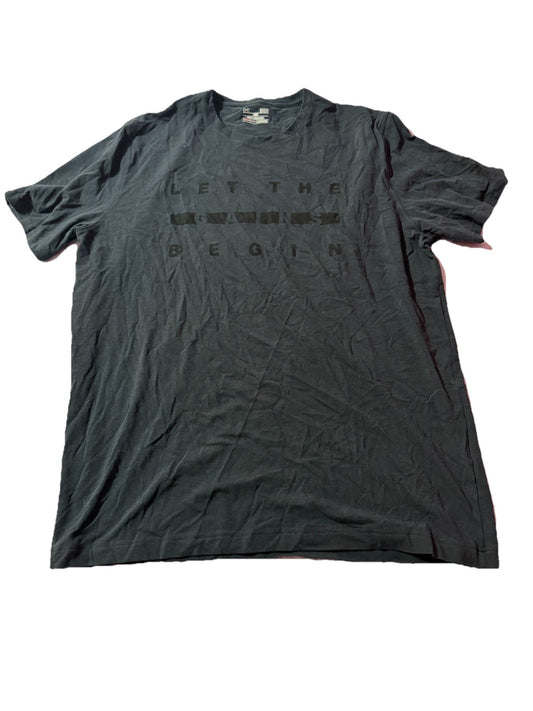 Under Armour Men T Shirt Let The Gains Begin Size L