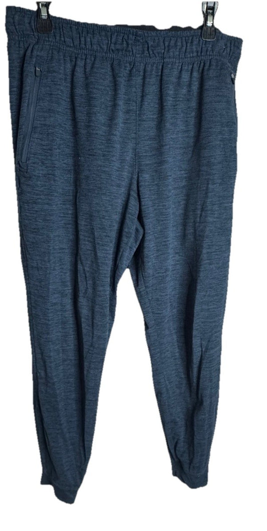 Glacier Performance Men’s Active Pants Comfort Waistband Zippered Pockets Medium