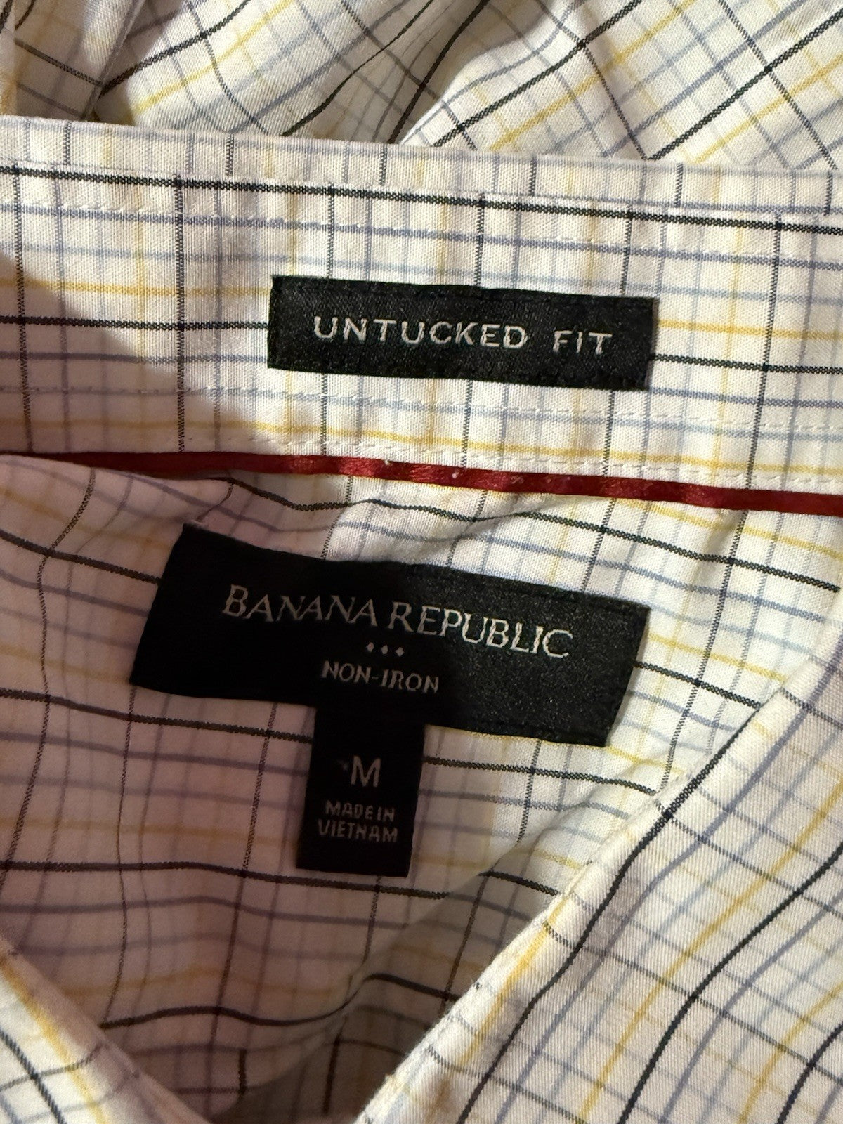 Banana Republic Untucked Fit Men Shirt M