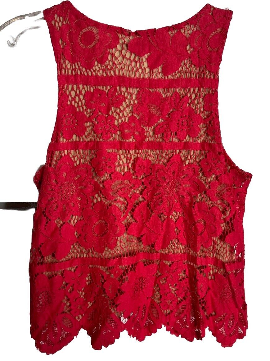 Express Tank Womens Size XS Crochet Cutout Tank Top