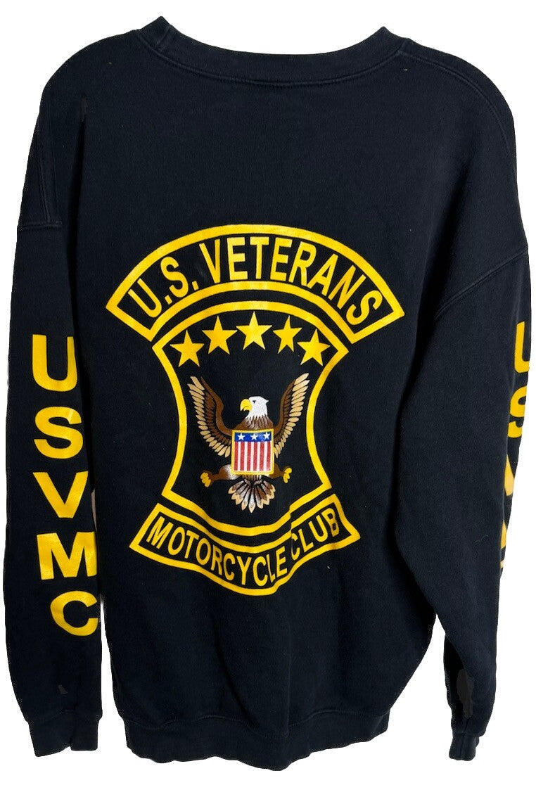 Veteran Sweatshirt Military Service Duty Support Our Troops Sweater XL