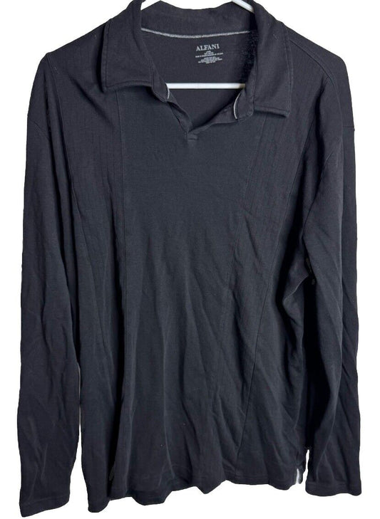 Alfani Polo Large Golf Performance Stretch Casual Rugby Classic Mens