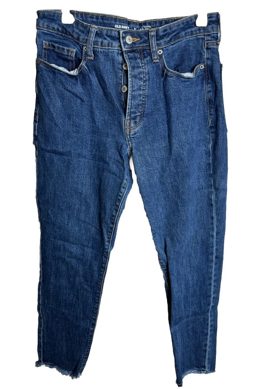 Women’s Old Navy Jeans Distressed OG Straight Size 8