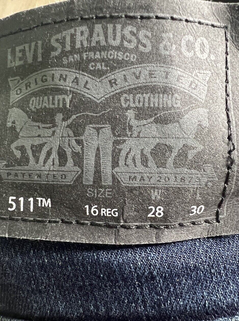 LEVI'S 511 BLUE DENIM JEANS SIZE 28 X 30
