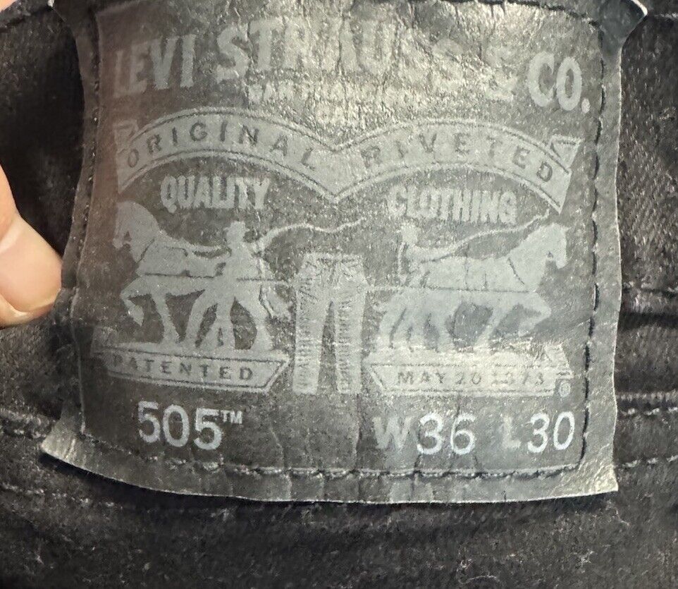 Levis 505 Mens Jeans 36 x 30