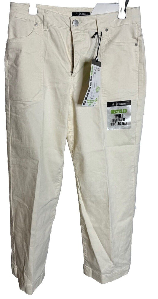 D. Jeans Straight Leg Women's Size 10 Denim Mid Rise 5-Pocket