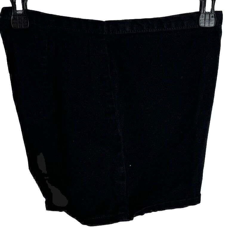 DENIM by American Apparel Black Shorts with side zipper Size 26/27