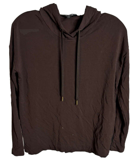 Banana Republic Baby Terry Hooded Sweatshirt Womens XS Hoode Pullover Casual