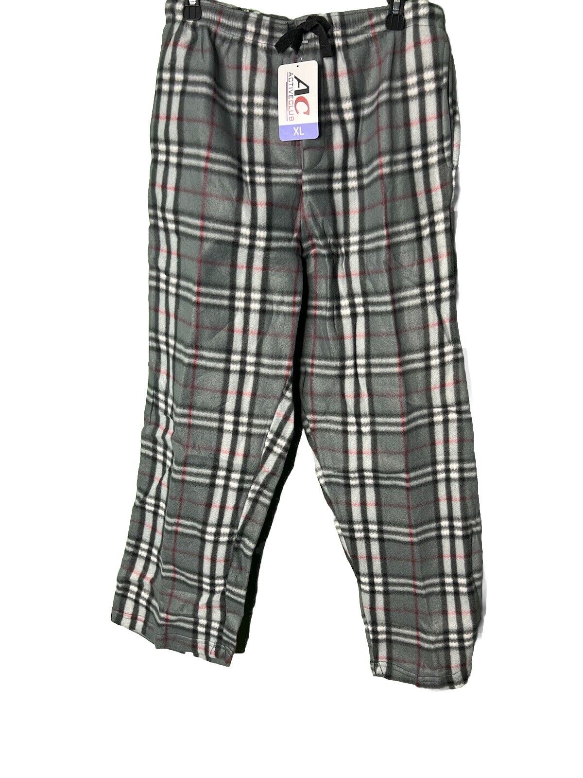 New AC ACTIVE Club XL plaid Pajama Bottoms Flannel