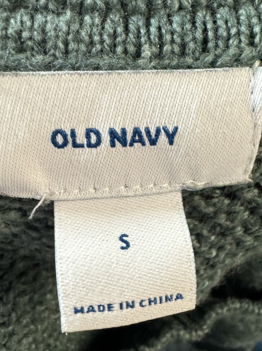 Old Navy Sweater, Size Small Tight-Knit,Cotton, Long Sleeve
