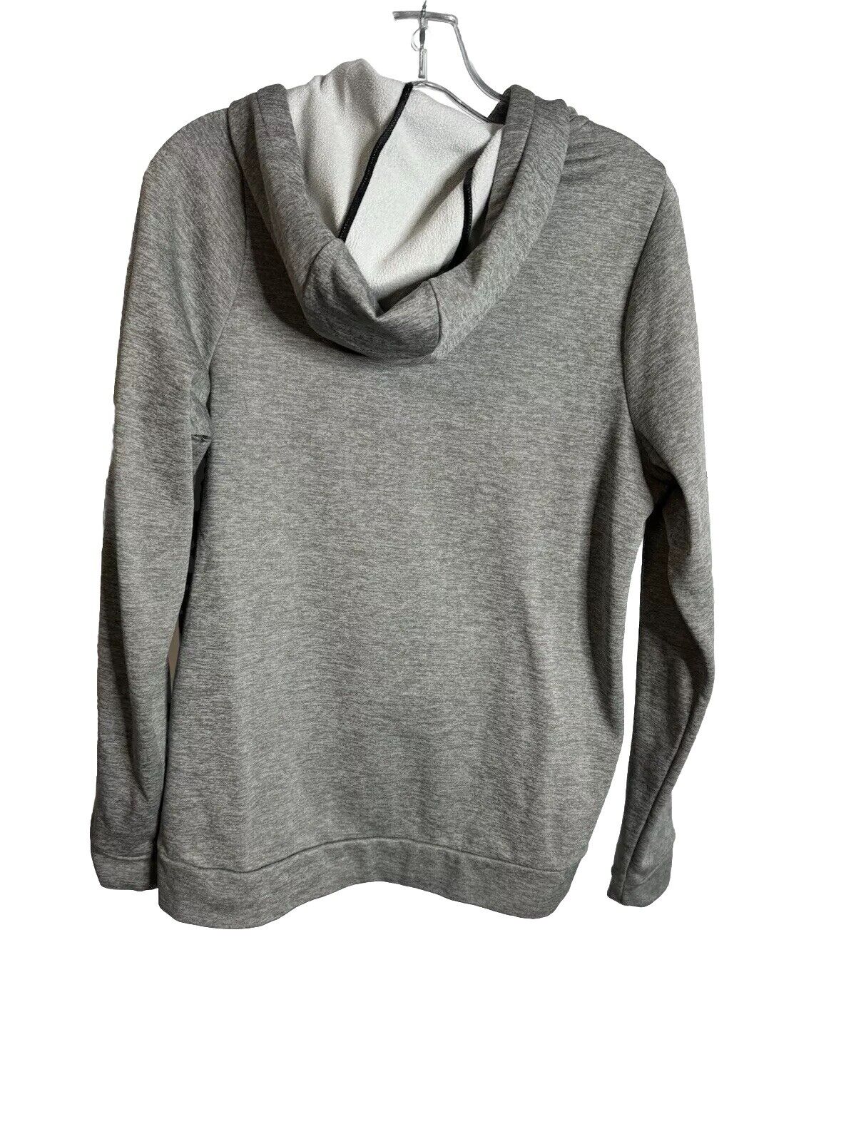 Nike Dry Swoosh Hoodie Sweatshirt Pullover Men Small Heather Gray Dri-Fit Gym
