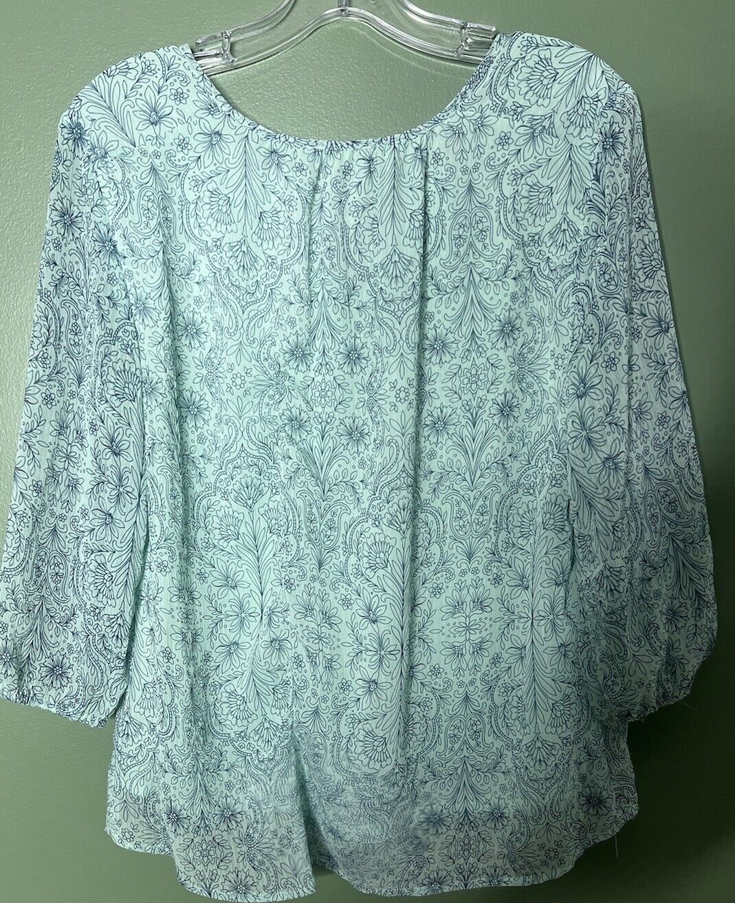 womens St John’s Bay Floral Top Size Petite PM