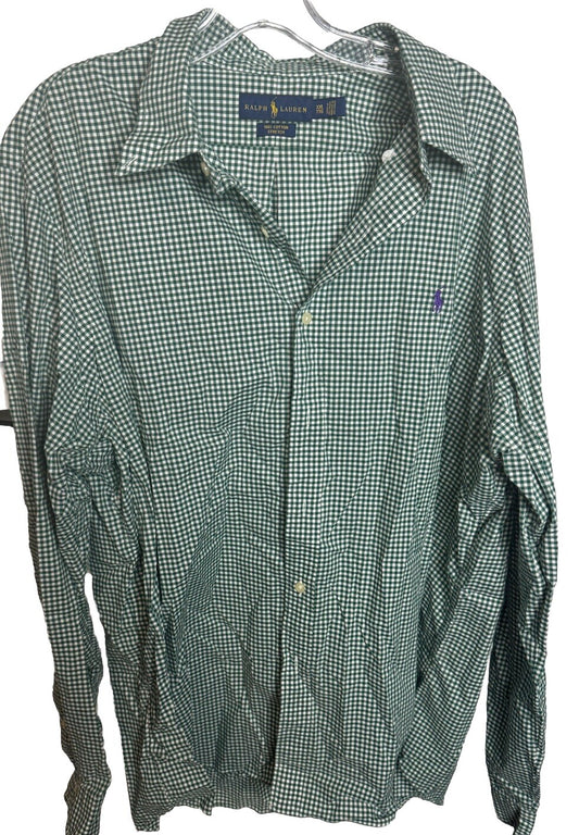 Ralph Lauren Mens Long Sleeve Button Down Shirt Size 2XL