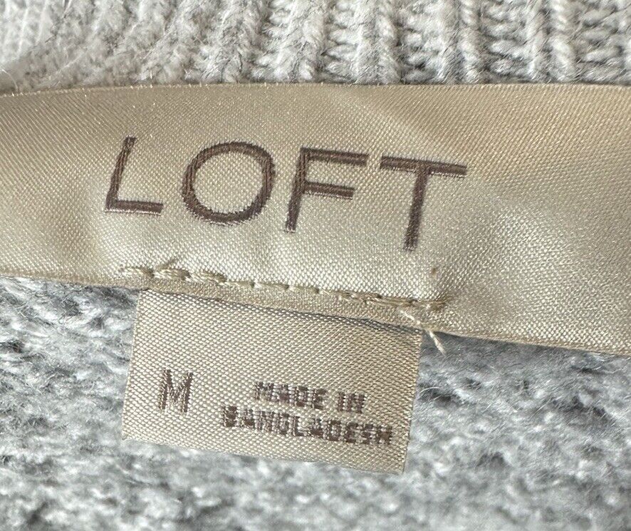 Loft Size Medium Pullover Knit Sweater Womens