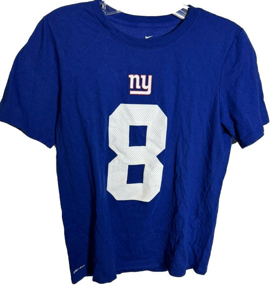 Nike Daniel Jones NFL New York Giants Tee Mens Large Blue #8