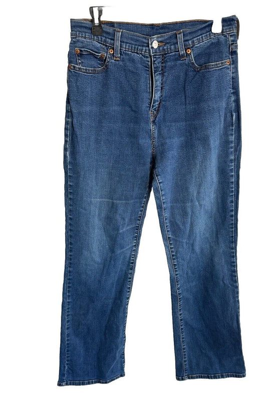 Levi's Jeans Women's Size 12 M Blue Stretch Denim Comfort
