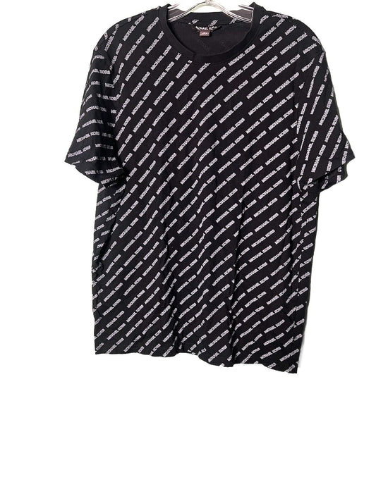 MICHAEL KORS MEN’S BLACK CREW NECK SHORT SLEEVE T-SHIRT SIZE XL