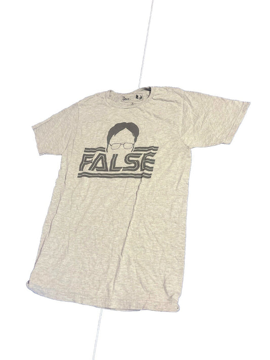 The Office Dwight Schrute False T-Shirt Size Small Athletic Fit