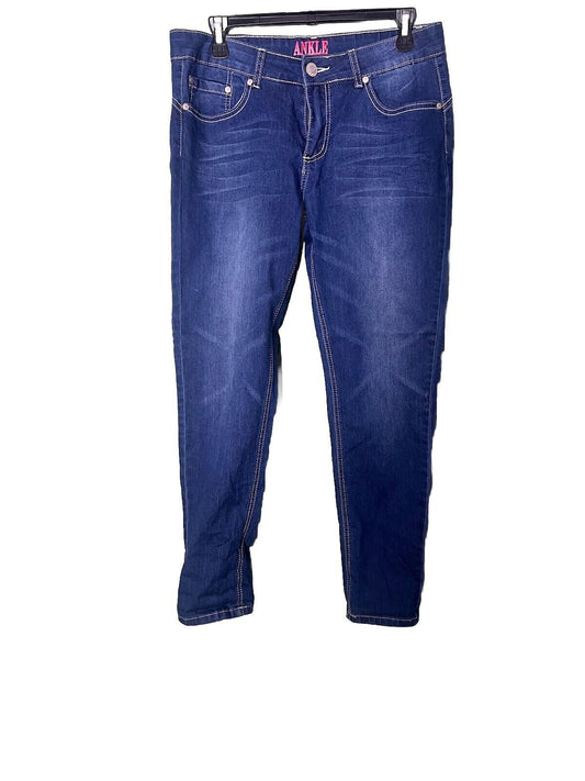 Gogo Jeans Ankle Jeans Womens size 13 Blue Light Wash Denim Blue