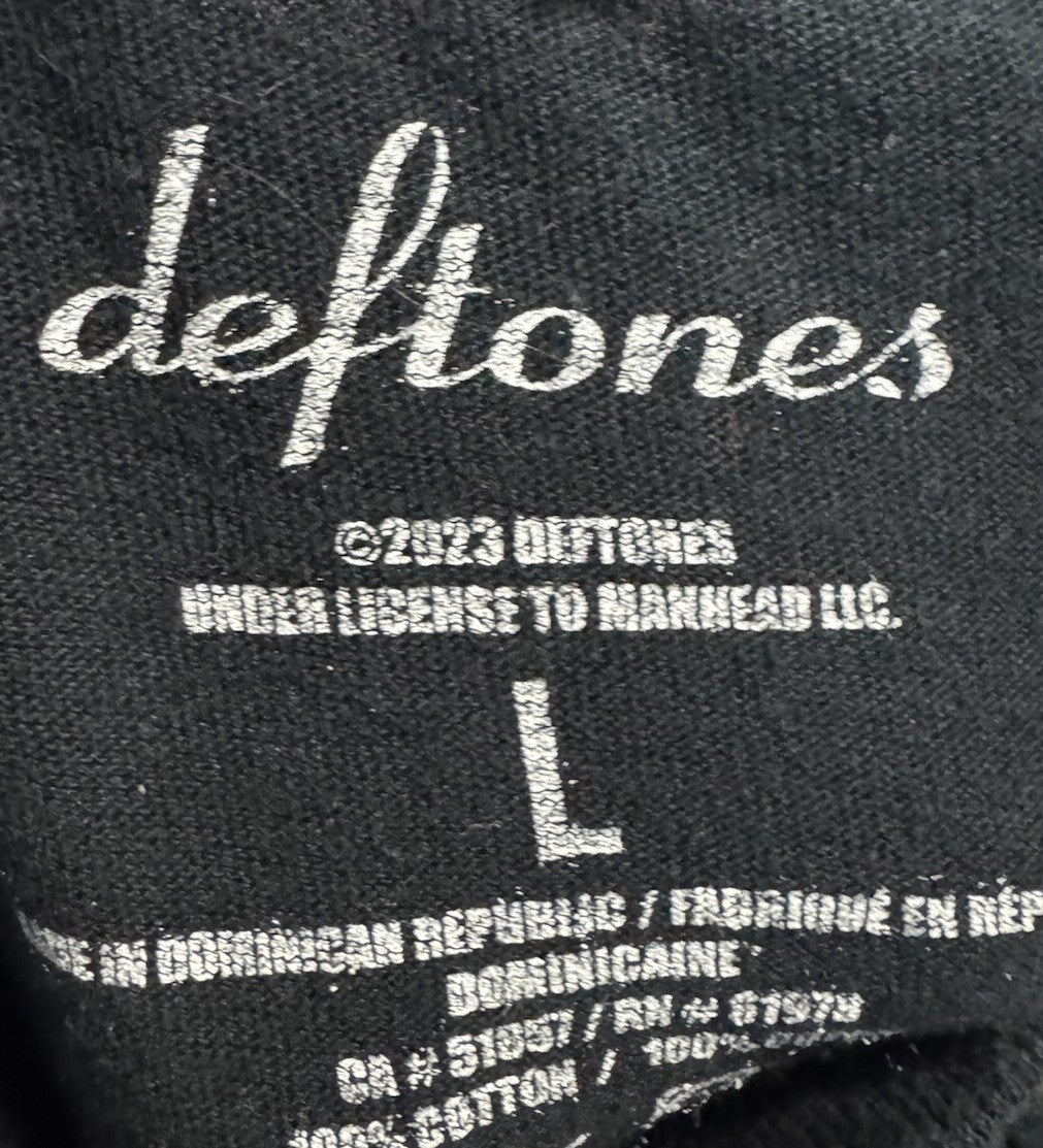 Deftones Around The Fur T-shirt Black Band Short Sleeve Unisex Large