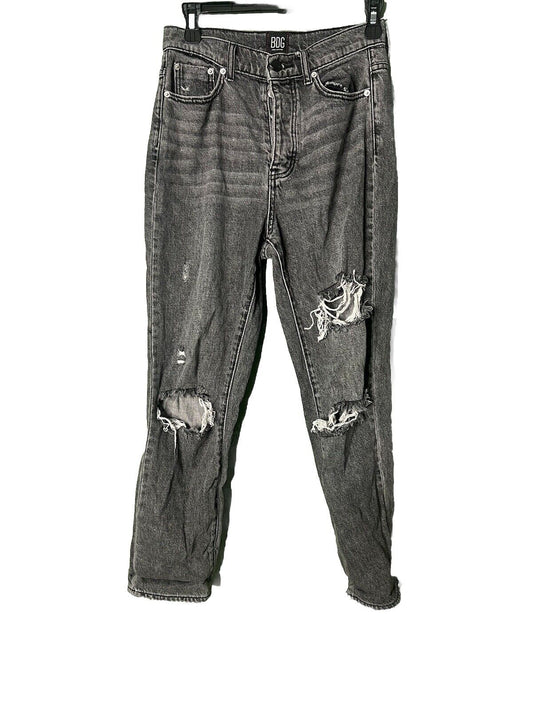 BDG Urban Outfitters Black Distressed Relaxed Straight Jeans Women’s 26