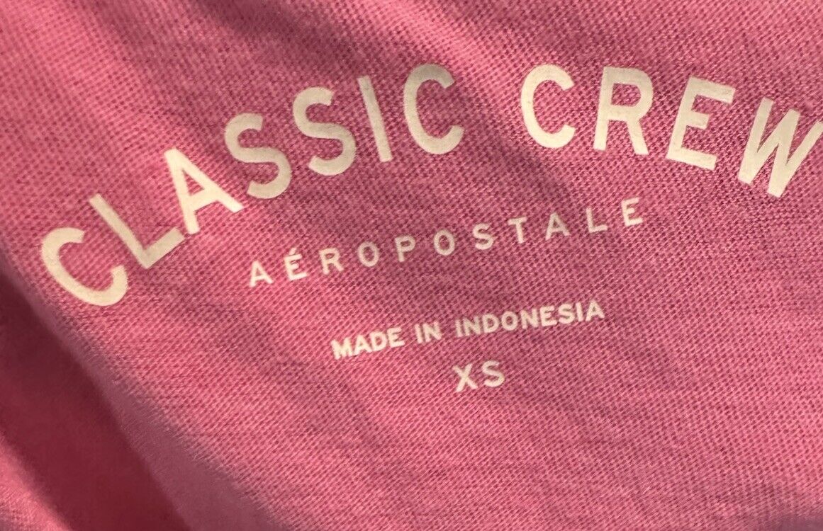 Aeropostale Classic Crew Women’s  Short Sleeve Crew Neck T-Shirt Size XS