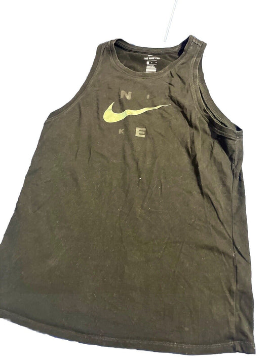 Nike Women’s Athletic Sleeveless Black Shirt Size M,Dri-Fit,Rare Find,Activewear