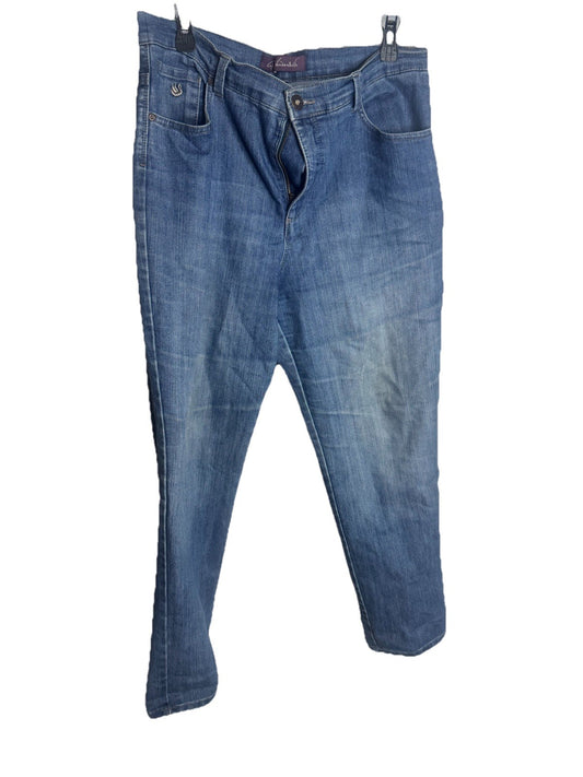 Gloria Vanderbilt Women's size 14P  Blue Denim Jean
