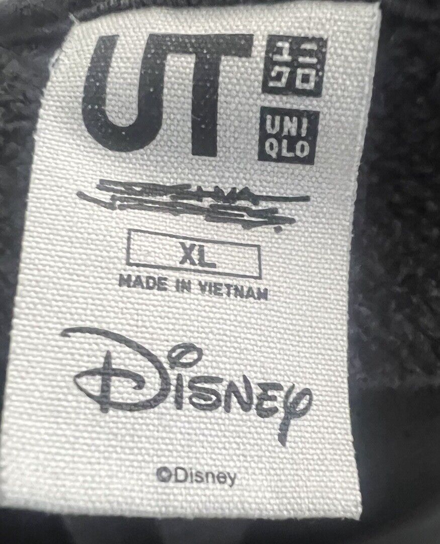 Walt Disney Mickey Mouse Baggy Sweater Black Size XL