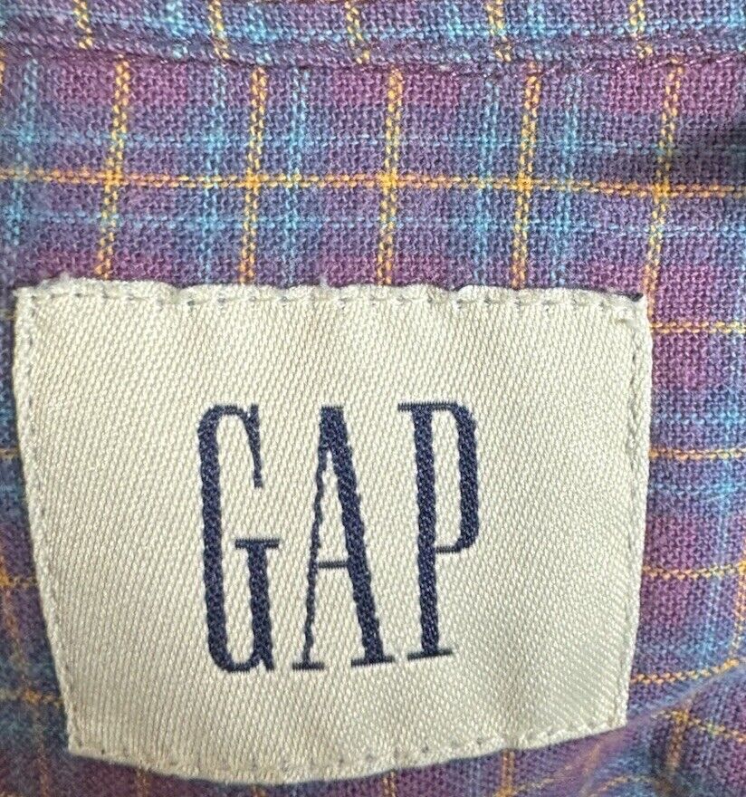 GAP Men's Short Sleeve Button Down Size Large