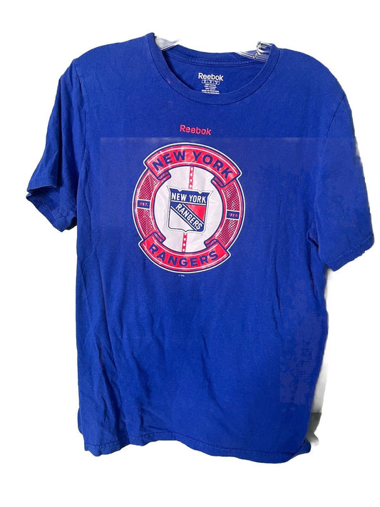 REEBOK NY RANGERS NHL Graphic Print Men's Men T-Shirt Tee Shirt Medium