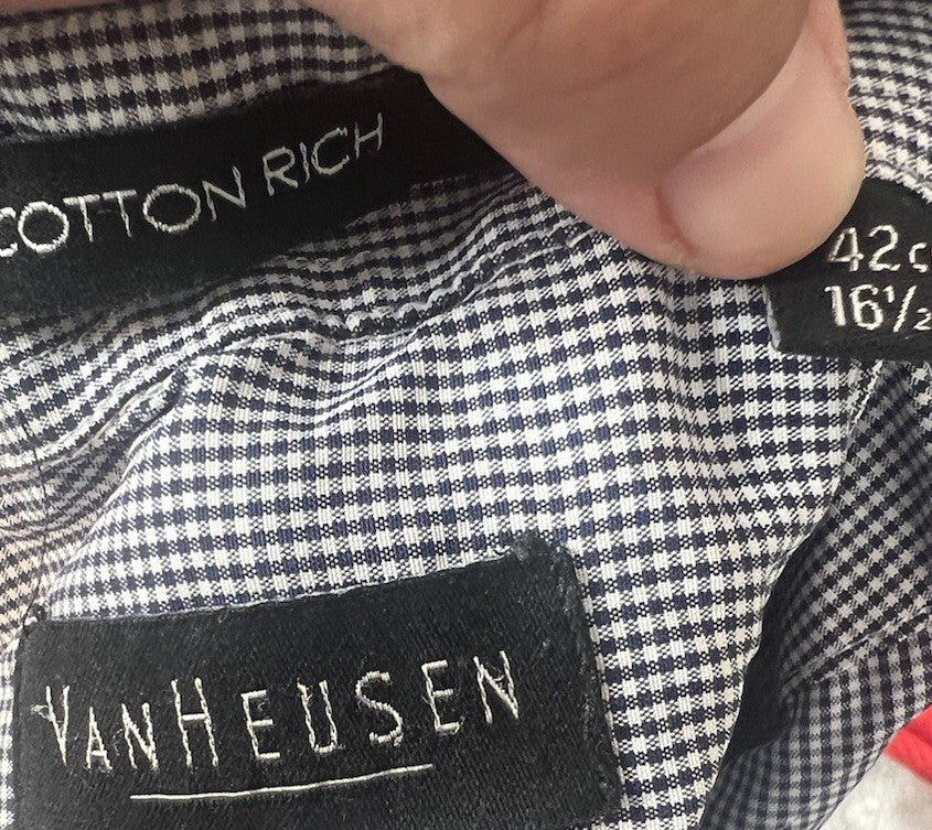 Van Heusen Men's Long Sleeve Dress Shirt | Size 16.5