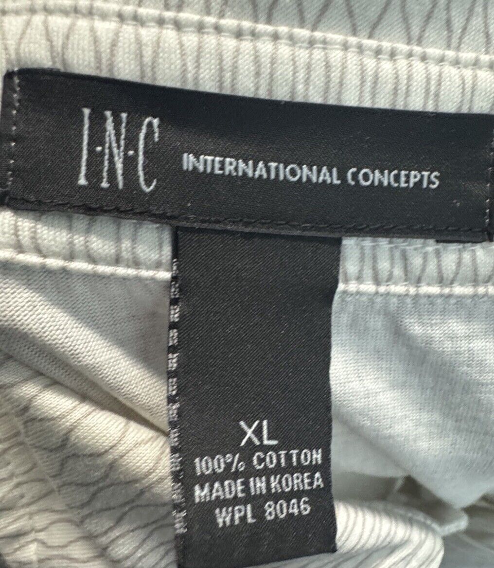INC International Concepts Polo Shirt Men XL Short Sleeve Cotton Poly