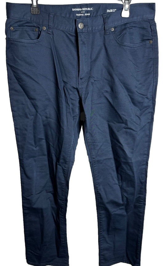 Banana Republic Mens Slim Jeans 34 x 30  The Traveler Stretch Pocket