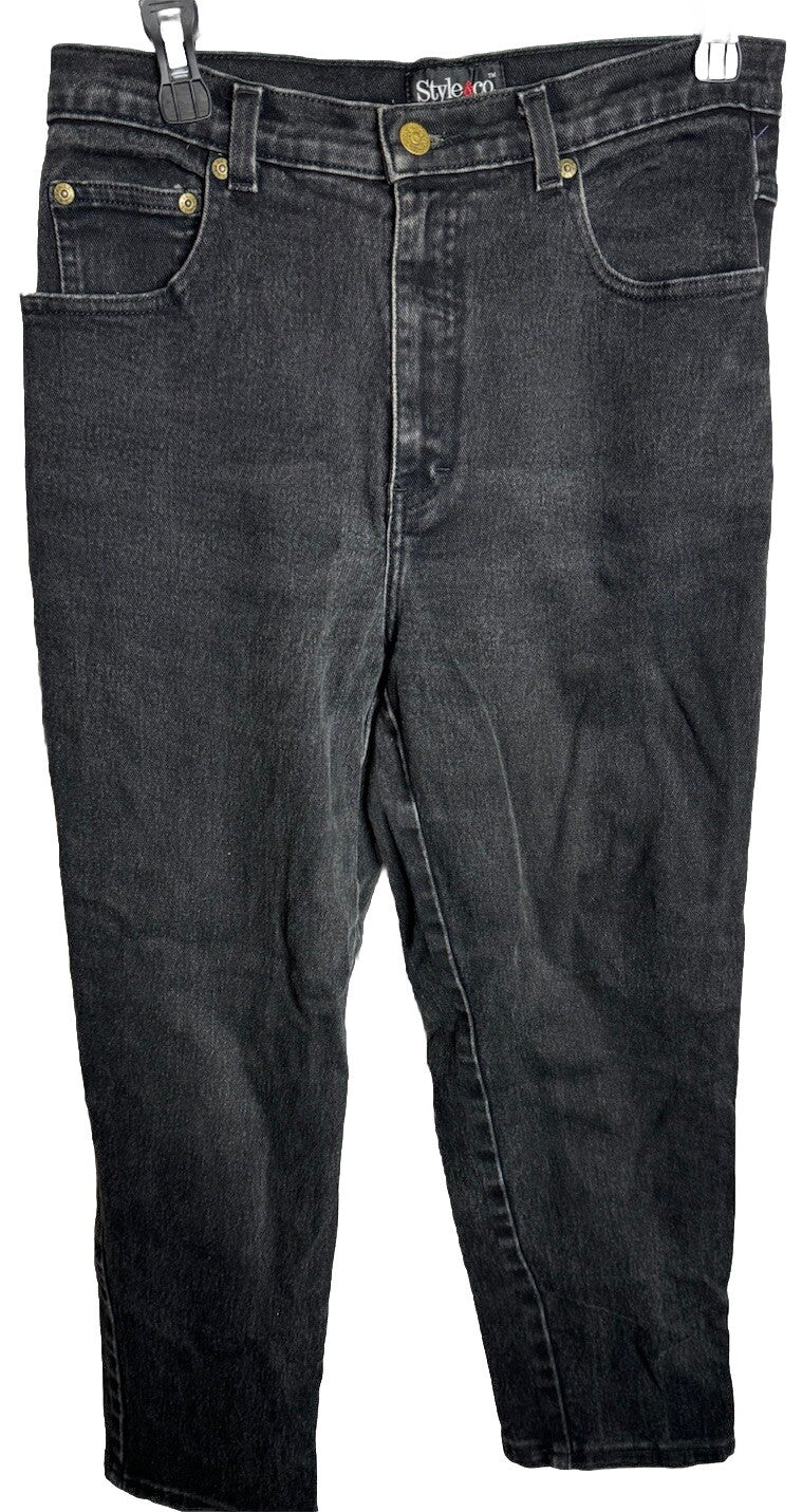 Style & Co Jeans Womens 10 Jegging Cargo Pocket Denim Stretch Ladies