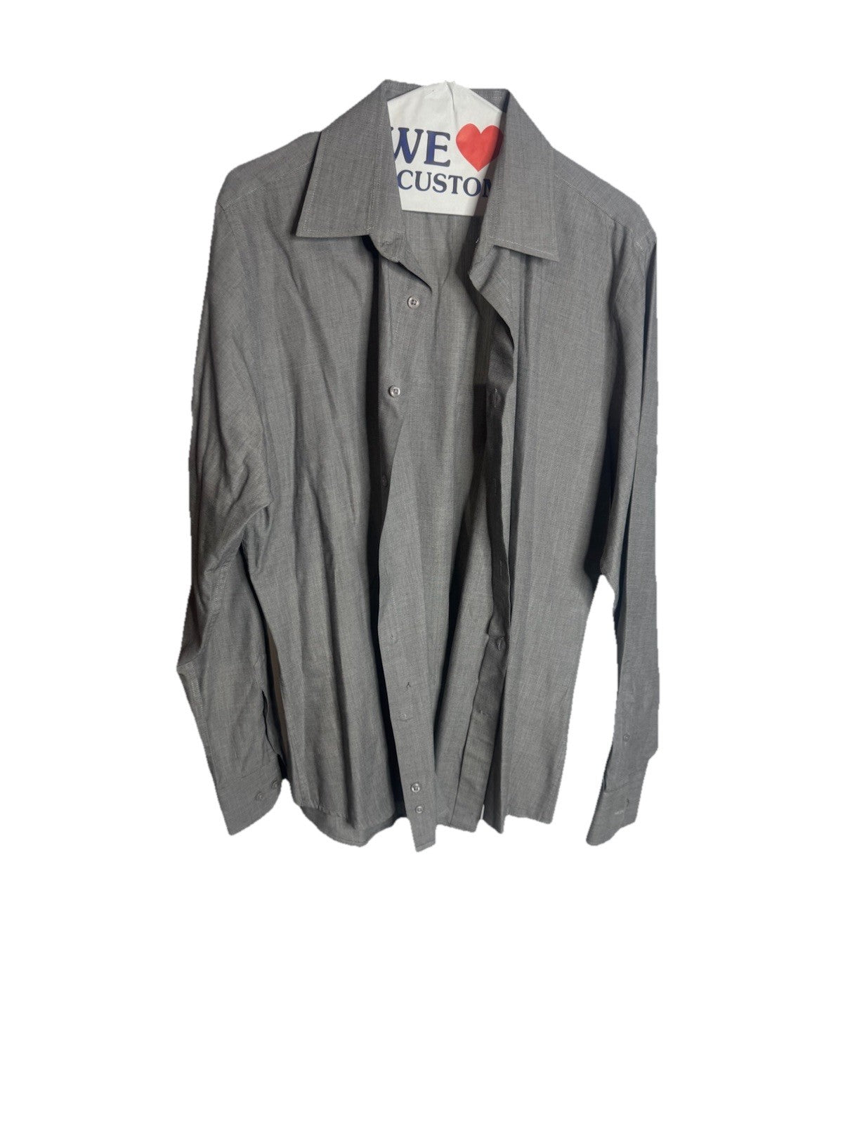 VITALI K GREY DRESS SHIRT Large
