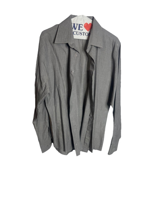 VITALI K GREY DRESS SHIRT Large
