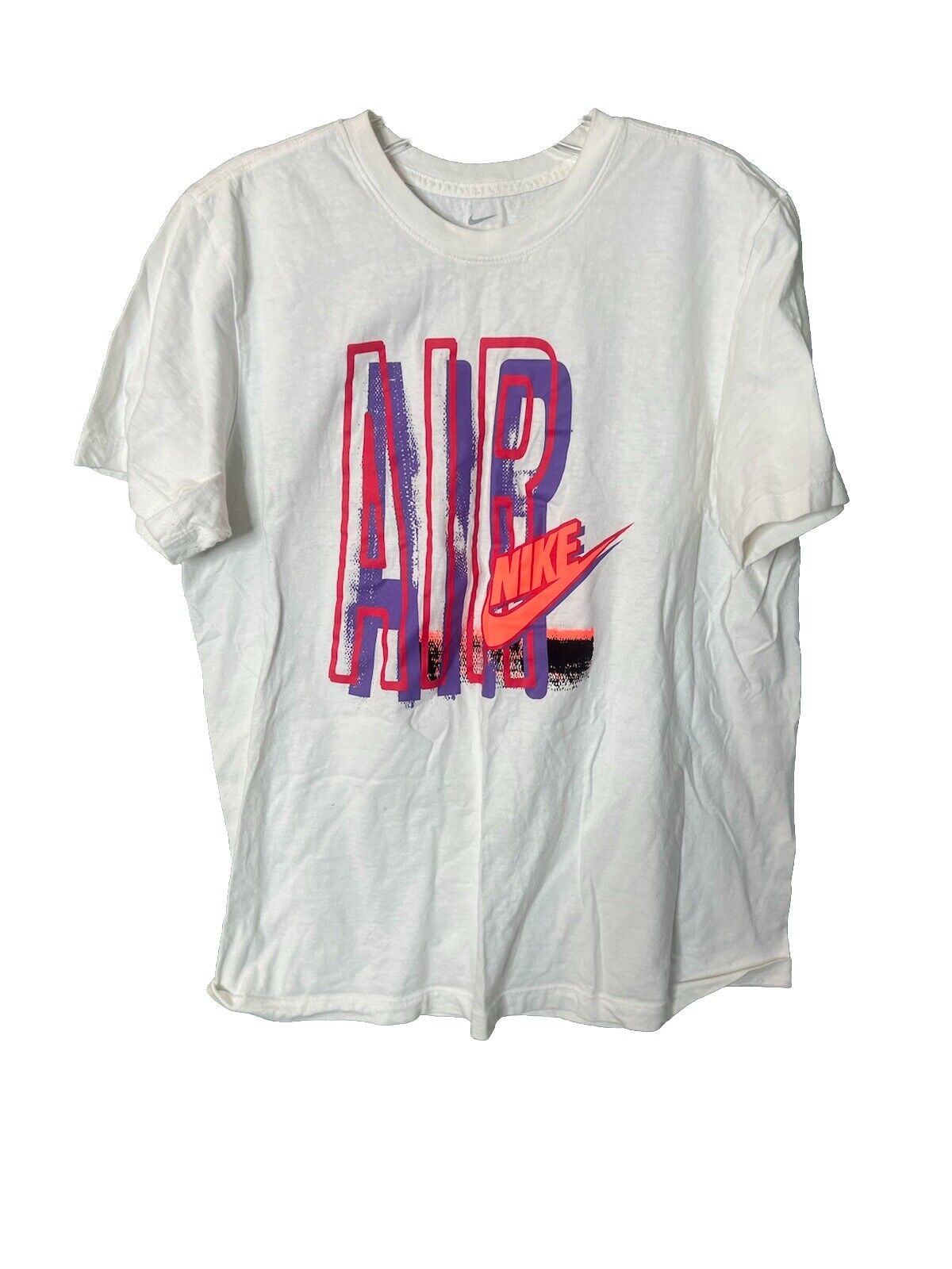 Nike T Shirt - Size Medium White Air Jordan