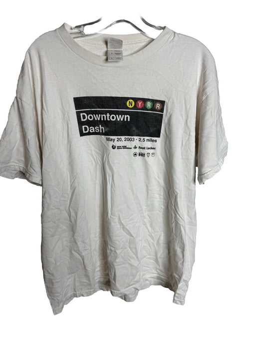 NYRR DOWNTOWN DASH t Shirt Size XL