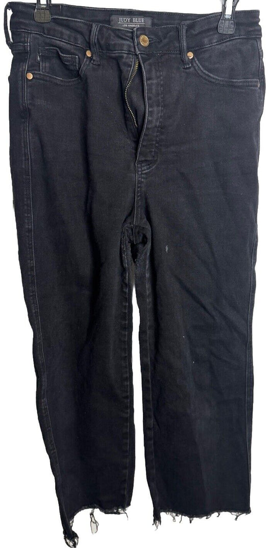 Judy Blue Jeans Womens11/30 Pull On Skinny Fit Stretch Dark Wash Denim