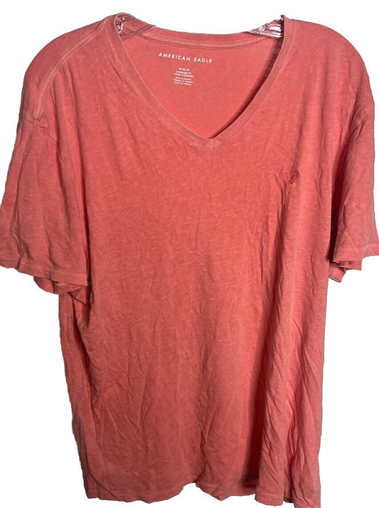 American Eagle Mens T-Shirt American Eagle Short Sleeve V-Neck Size M
