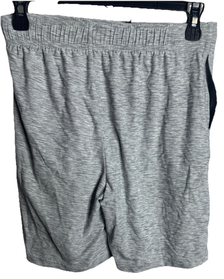 Old Navy Boy Size Large (10-12) Heather Gray Fleece Flat Front Jogger Shorts