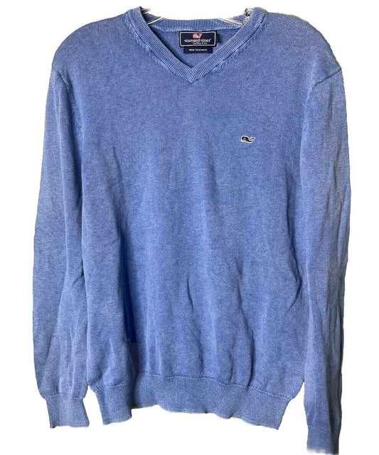 Vineyard Vines Performance Sweater Mens Medium Blend V-Neck